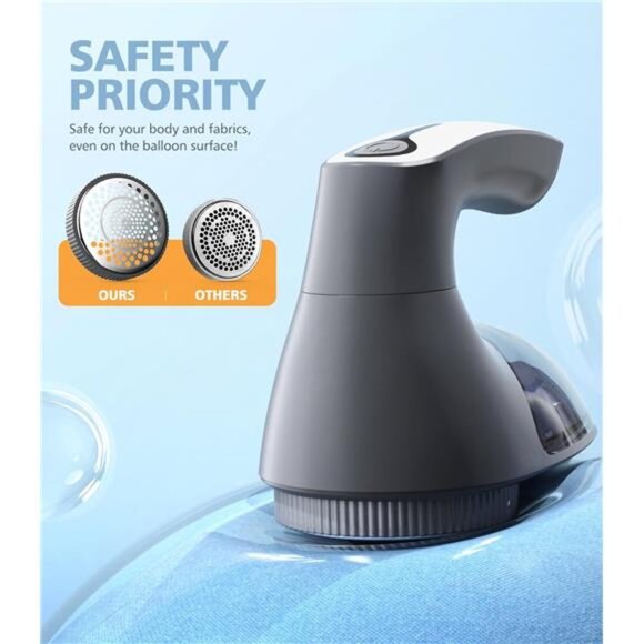 Fabric Shaver, Rechargeable Lint Remover Defuzzer Sweater Shaver, Fuzz Remover - Picture 5 of 6